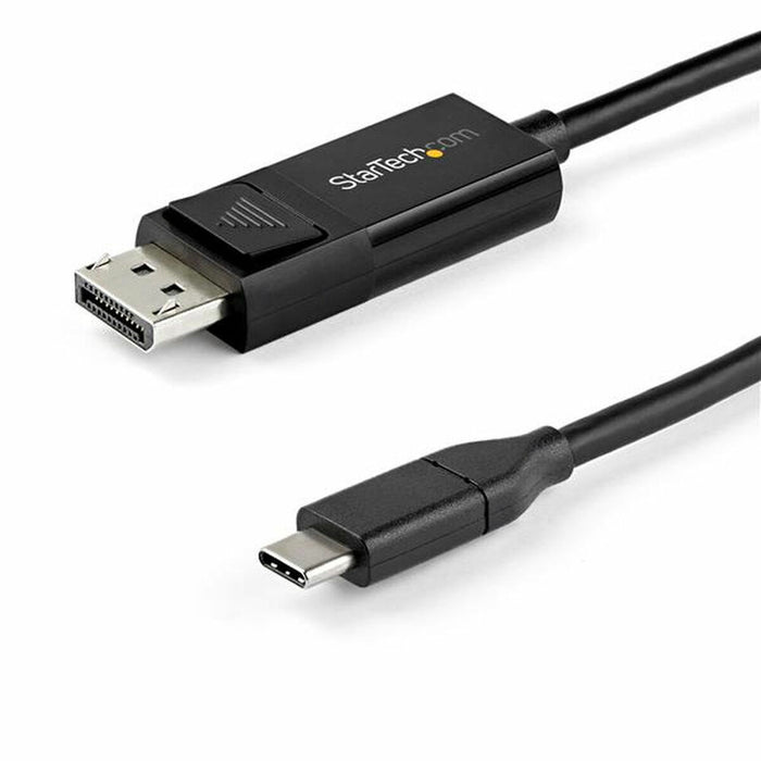 Adaptor USB C la DisplayPort Startech CDP2DP142MBD         (2 m) Negru