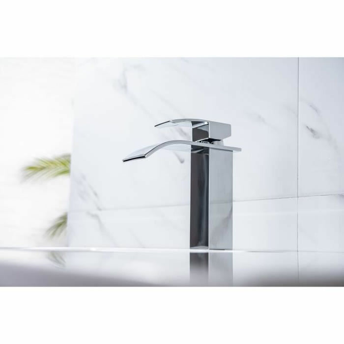 Robinet Monocomandă Oceanic Cascade Alamă Aliaj de Zinc 18,1 cm