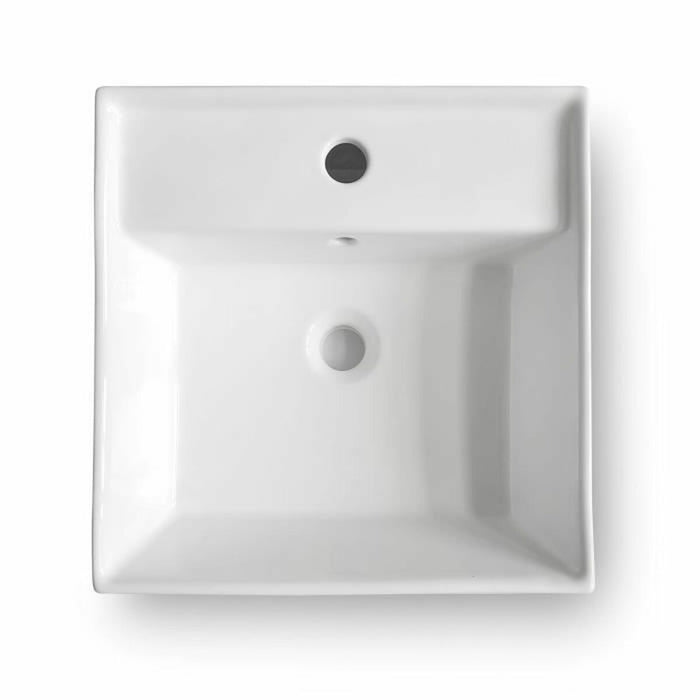 Chiuvetă Oceanic Lenã Ceramică Pătrat 41,5 x 41,5 x 15 cm