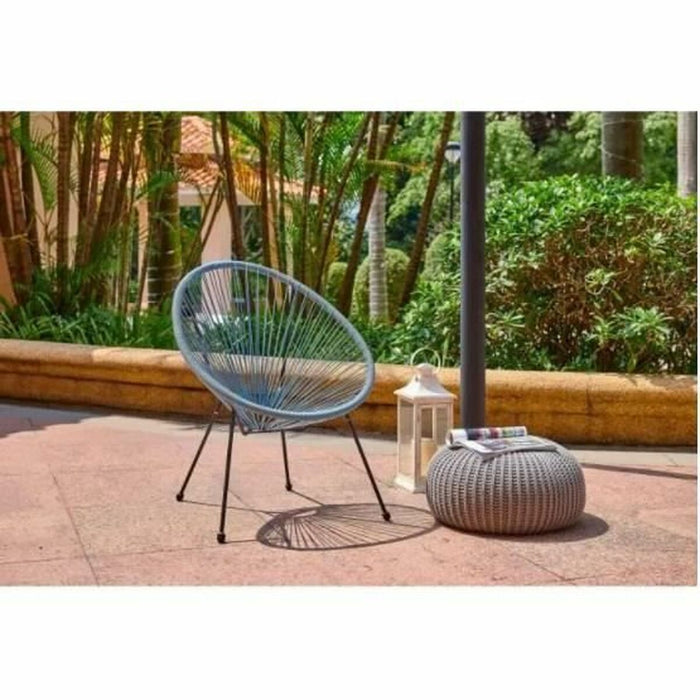 Canapea de grădină Mana Albastru Plastic (68 x 71 x 86 cm)