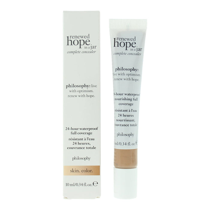 Corector lichid Philosophy Renewed Hope In A Jar, rezistent la apă, acoperire completă, nuanța 6.5 Bronzed, 10 ml
