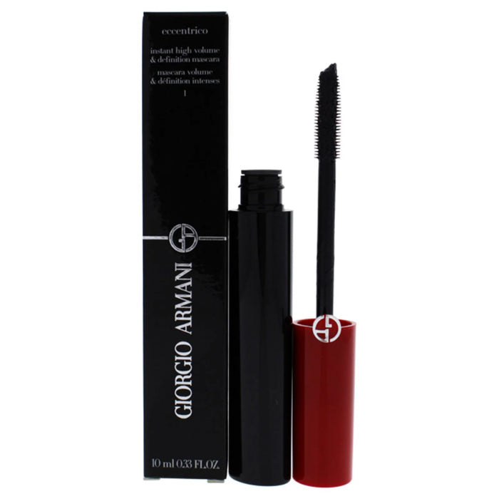 Mascara Giorgio Armani Eccentrico, volumizantă și definitoare, nuanța 1 Obsidian Black, 10 ml