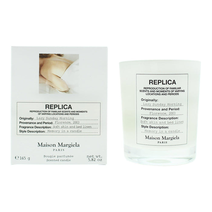 Lumânare parfumată Maison Margiela Lazy Sunday Morning, aromă florală, 165 g