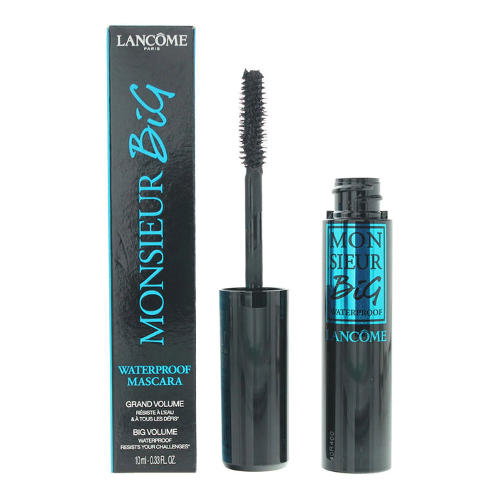 Mascara Lancome Monsieur Big, rezistentă la apă, volumizare, nuanța 01 Negru, 10 ml