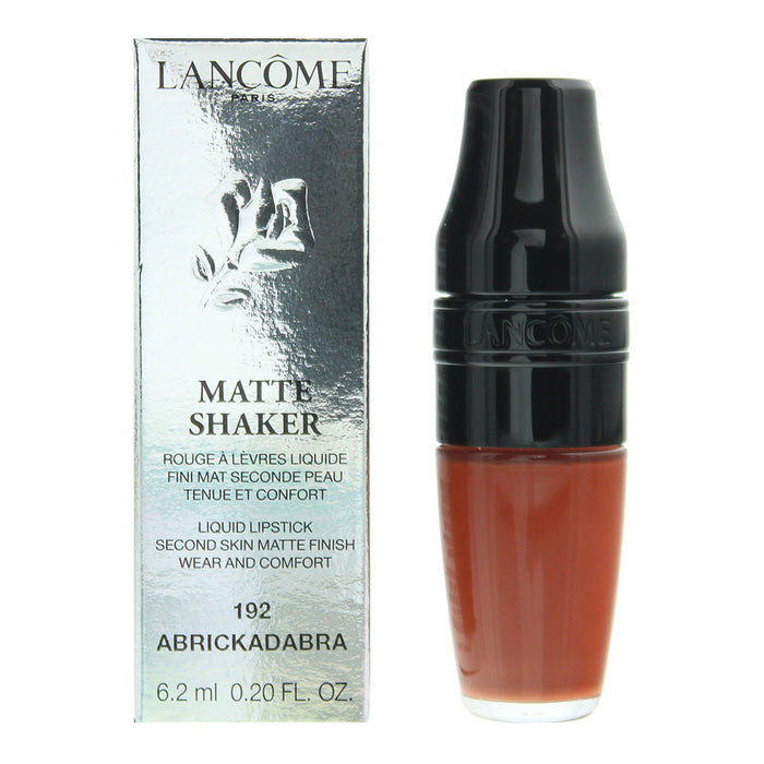 Ruj lichid Lancome Matte Shaker, finisaj mat, nuanța 192 Abrickadabra, 6,2 ml