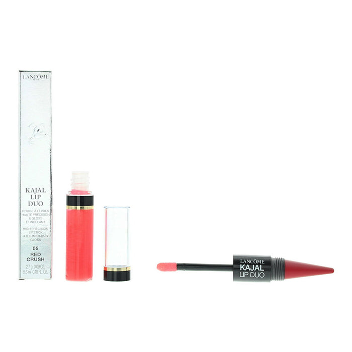 Set ruj cremos Lancome Kajal Lip Duo + luciu de buze, nuanțele 05 și 10N, 2,7 g