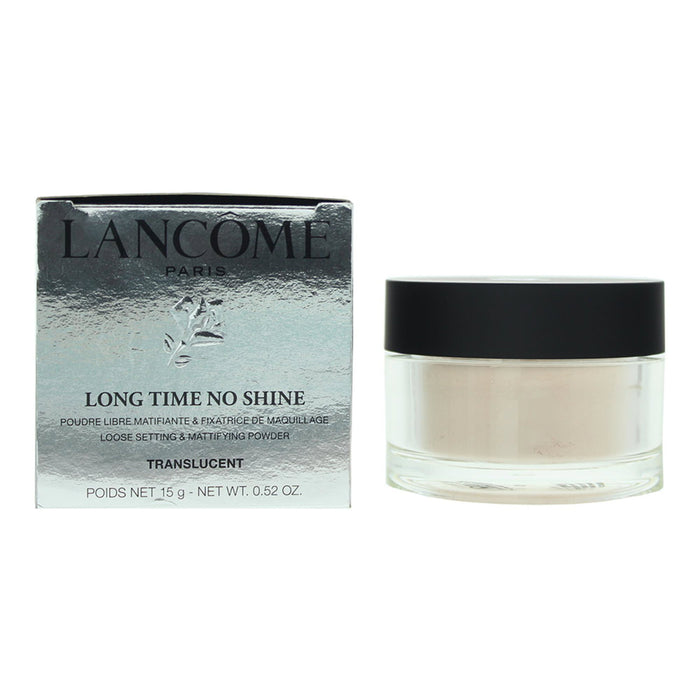 Pudră de fixare liberă Lancome Long Time No Shine, matifiantă, nuanța Translucent, 15 g