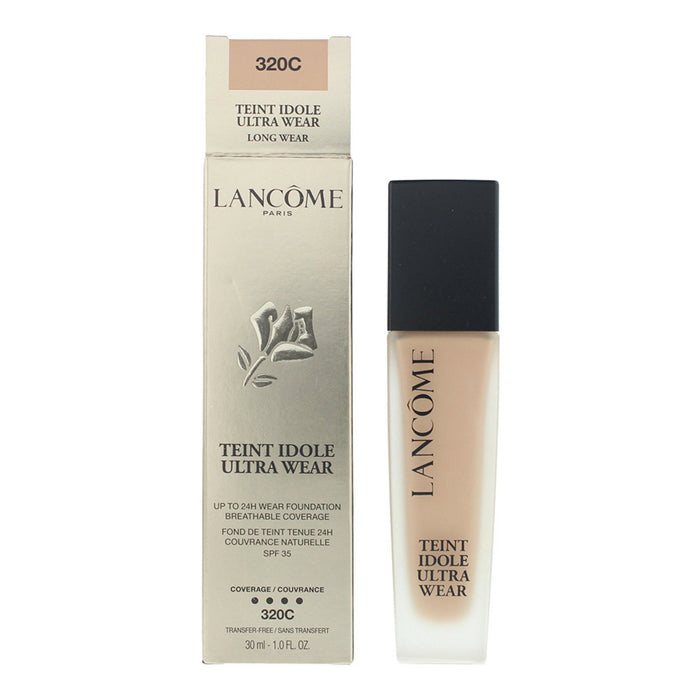 Fond de ten lichid Lancome Teint Idole Ultra Wear, acoperire naturală, nuanța 320C, SPF 35, 30 ml