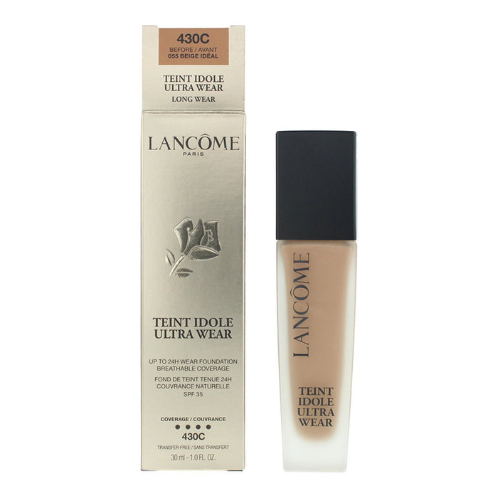 Fond de ten lichid Lancome Teint Idole Ultra Wear, nuanța 430C, SPF 35, 30 ml