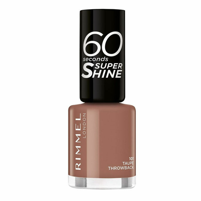 lac de unghii 60 Seconds Super Shine Rimmel London Nº 101 (8 ml) (8 ml)