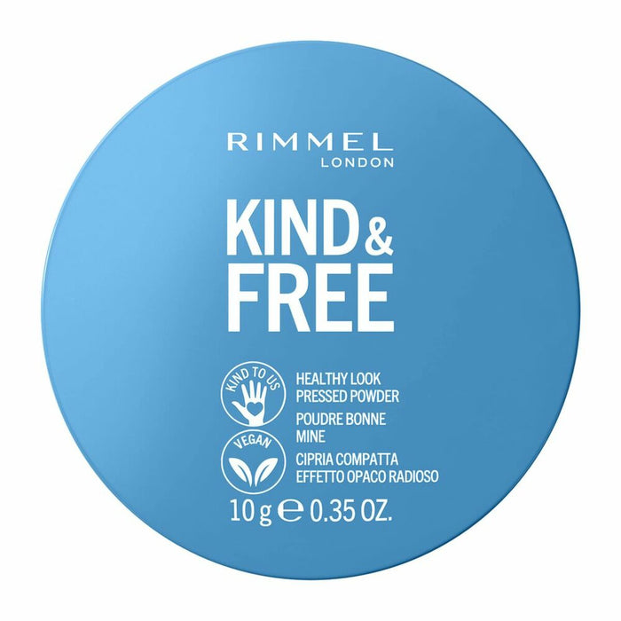 Pudră Compactă Rimmel London Kind & Free 20-light Finisare matifiantă (10 g)