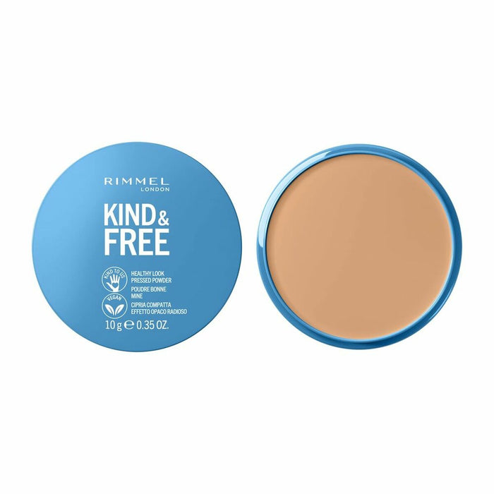 Pudră Compactă Rimmel London Kind & Free 20-light Finisare matifiantă (10 g)