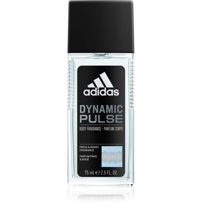 Spray parfumat pentru corp Adidas Dynamic Pulse, fresh și lemnos, pentru bărbați, 75 ml