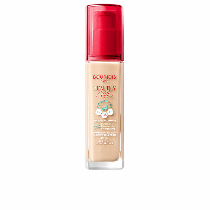 Fond de Ten Fluid Bourjois Healthy Mix Nº 49.5N Fair ivory 30 ml