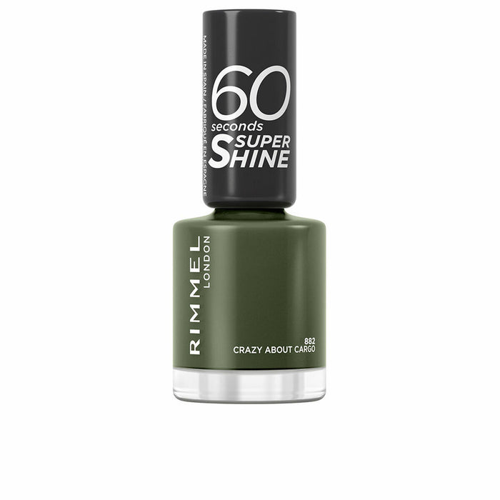 lac de unghii Rimmel London 60 Seconds Super Shine Nº 882 Crazy about cargo 8 ml