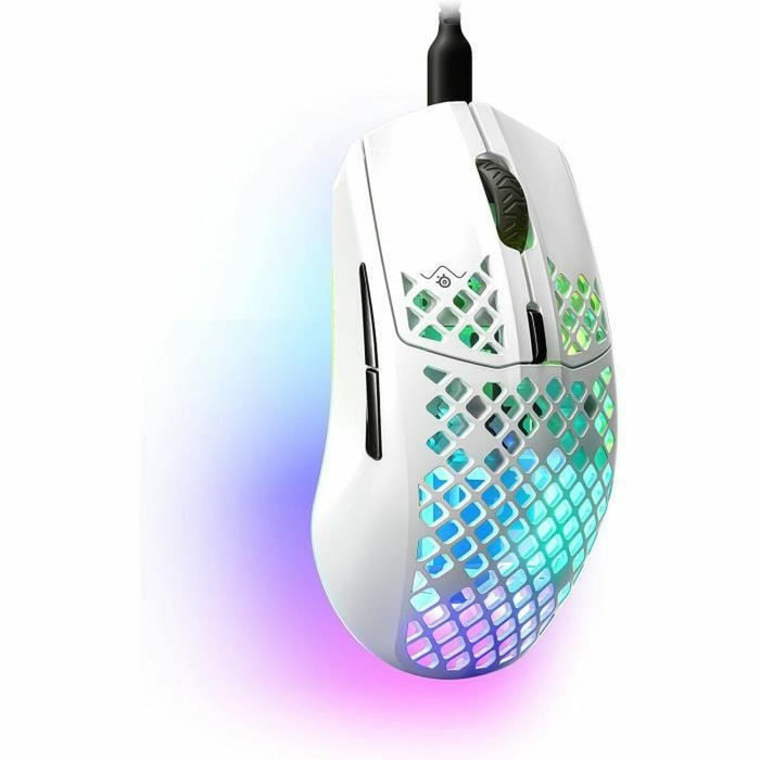 Mouse Gaming SteelSeries AEROX 3 (2022) SNOW EDITION Alb