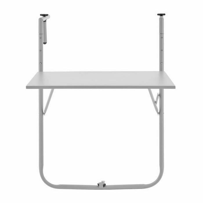 Masă de picnic Oțel 60 x 78 x 86-101 cm