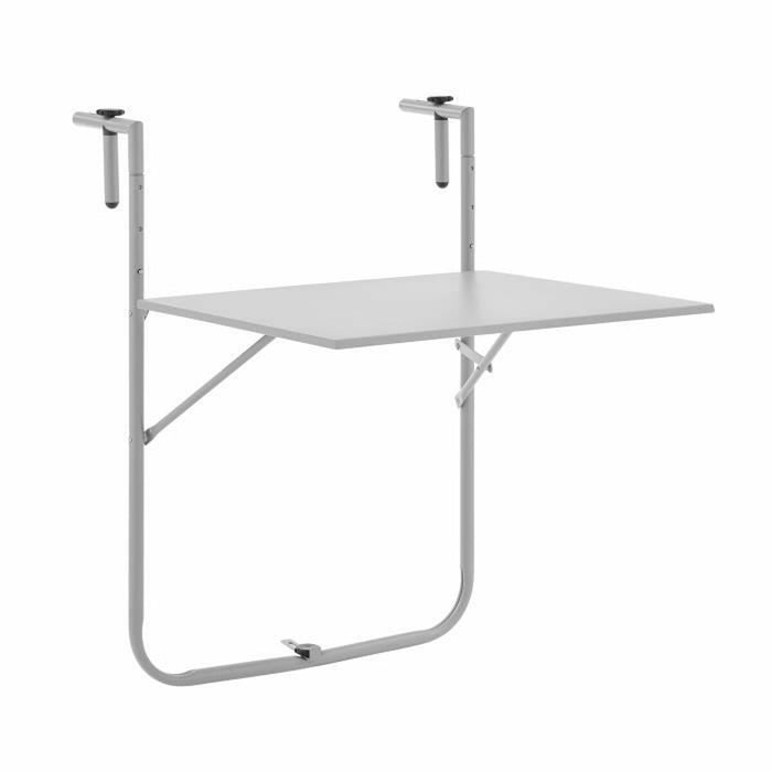Masă de picnic Oțel 60 x 78 x 86-101 cm