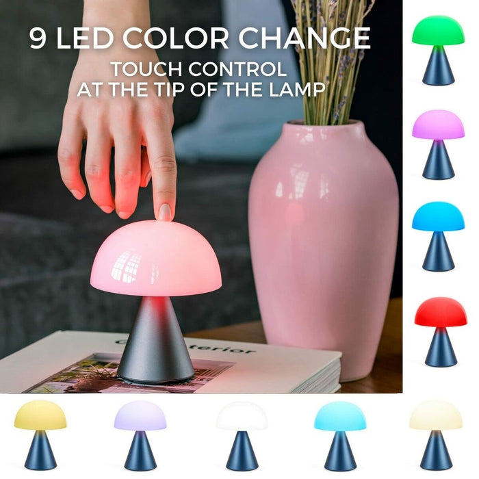 Lampă de masă Lexon Mina M Baterie reîncărcabilă LED RGB Roz deschis ABS