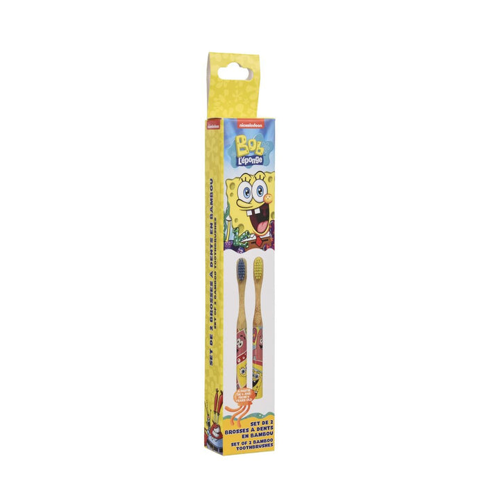 Periuță de Dinți Pentru Copii Take Care   Buretele Bob 2 Piese