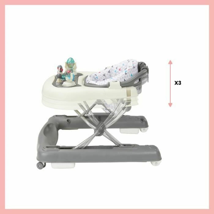 Cadru de mers cu roți Babymoov A040006 Infantil Alb/Gri