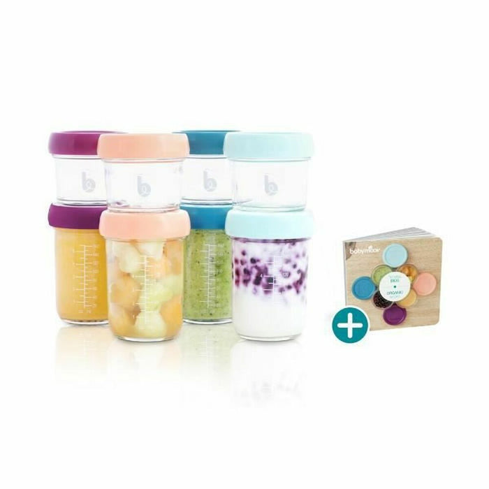 Recipient pentru conservarea alimentelor Babymoov Airtight 8 Unități