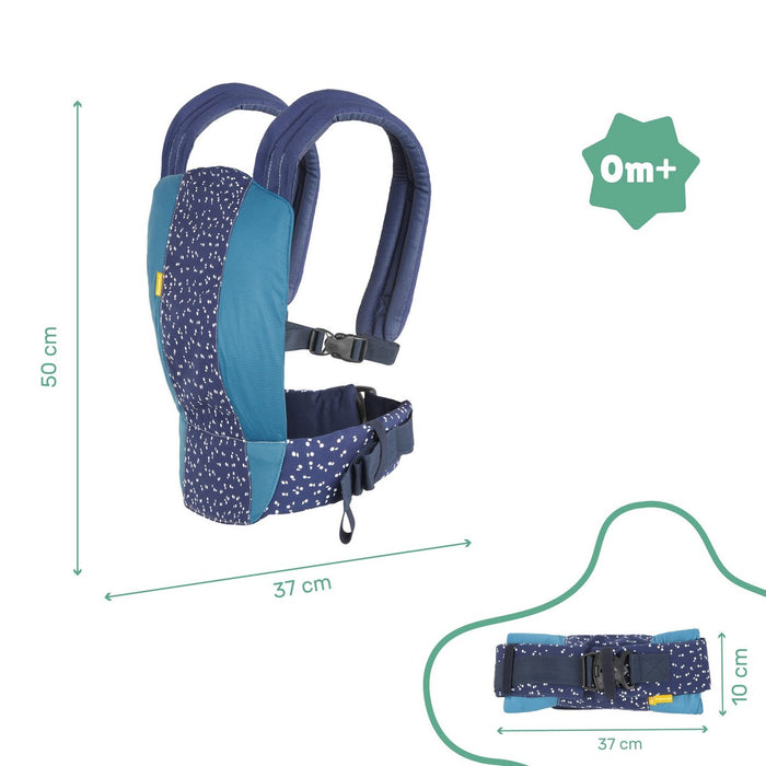Rucsac port bebe Badabulle Easy & Go 15 kg Albastru Ergonomic 0-4 Ani