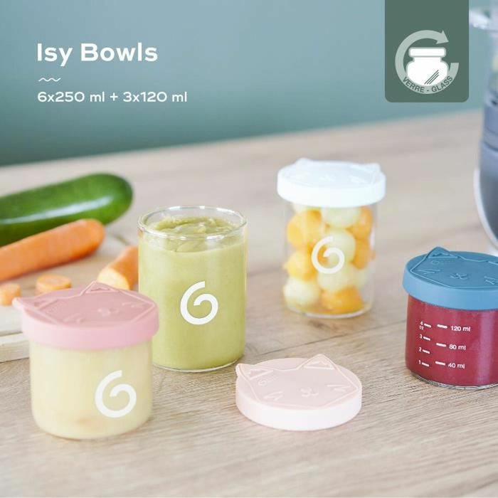 Set de recipiente pentru mâncare de bebe Babymoov