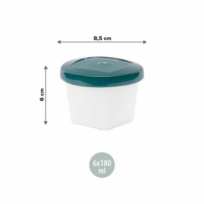 Set de Cutii pentru Prânz Babymoov A004317 Multicolor 3 Unități