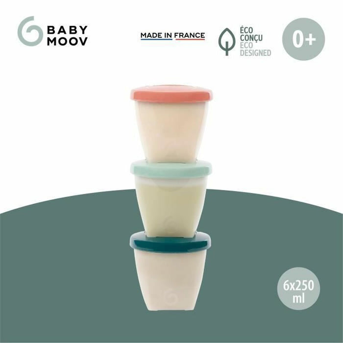 Set de Cutii pentru Prânz Babymoov A004318 Multicolor 3 Unități