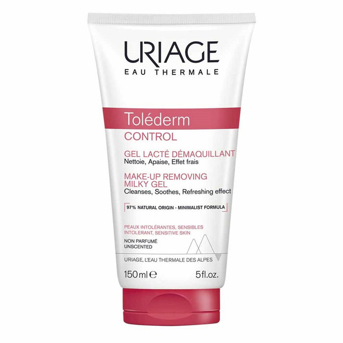 Gel de curățare și demachiant Uriage Toléderm Control, calmant, pentru piele sensibilă, fără parfum, 150 ml