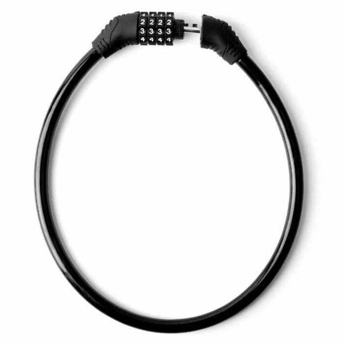 Cablu cu lacăt Beeper ME129-12 Negru