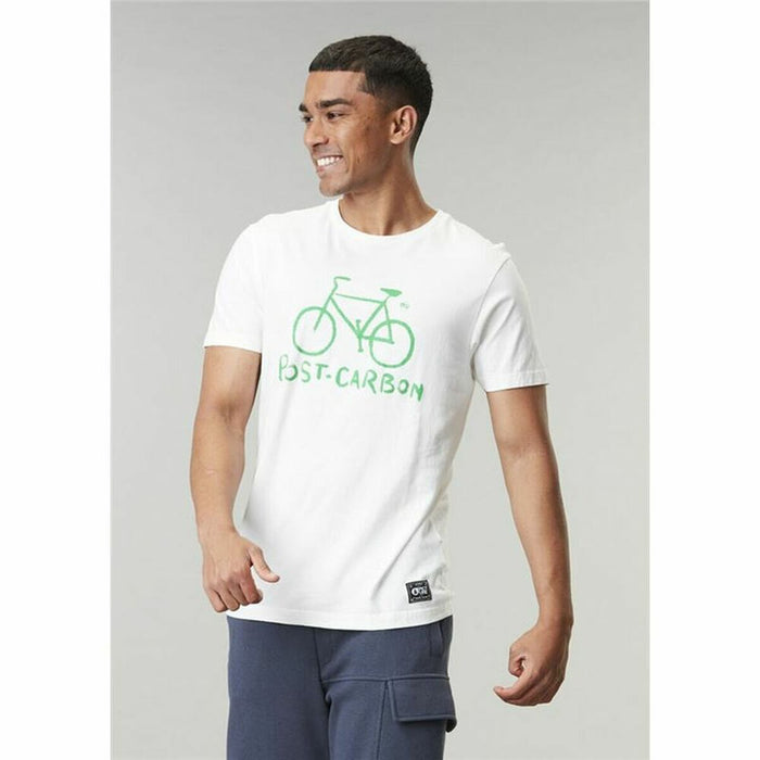 Tricou cu Mânecă Scurtă Bărbați Picture CC Bicky Alb