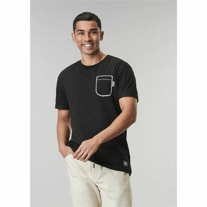 Tricou cu Mânecă Scurtă Bărbați Picture Deelwi Negru