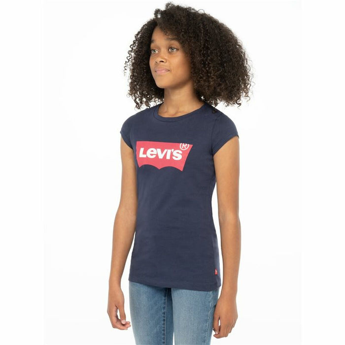Tricou cu Mânecă Scurtă pentru Copii Levi's Batwing Albastru închis