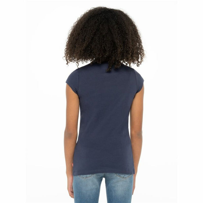 Tricou cu Mânecă Scurtă pentru Copii Levi's Batwing Albastru închis