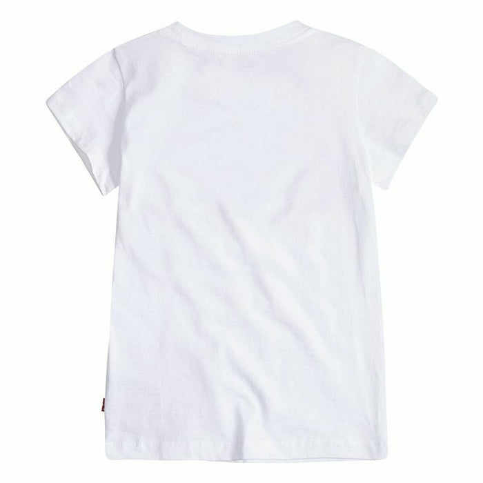 Tricou cu Mânecă Scurtă Copii Levi's Sportswea Alb