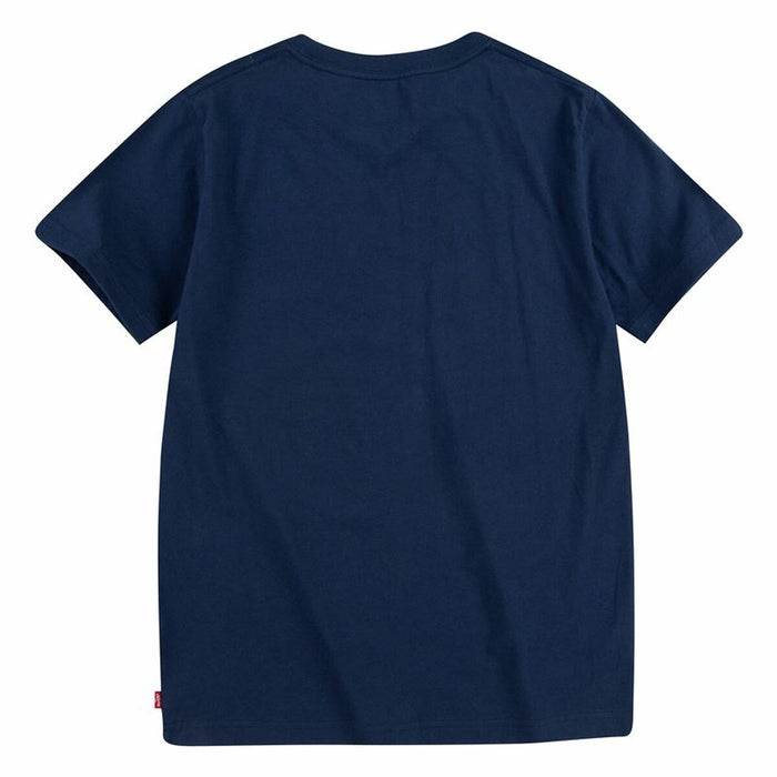 Tricou cu Mânecă Scurtă pentru Copii Levi's Batwing Albastru închis Unisex