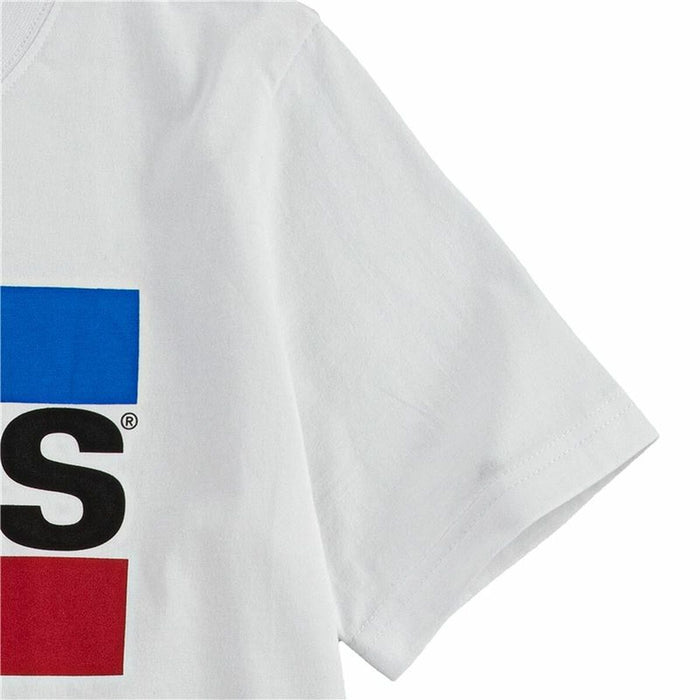 Tricou cu Mânecă Scurtă Copii Levi's Sportswear Logo Alb