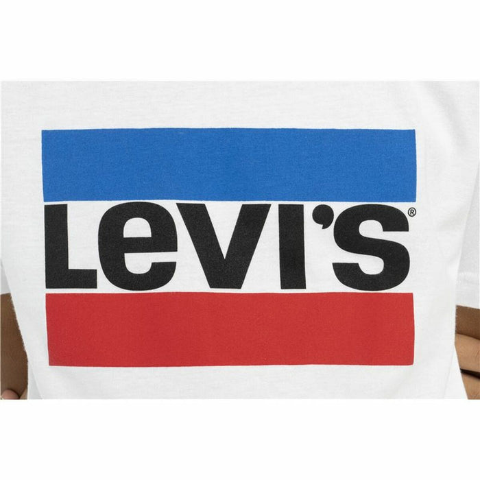 Tricou cu Mânecă Scurtă Copii Levi's Sportswear Logo Alb