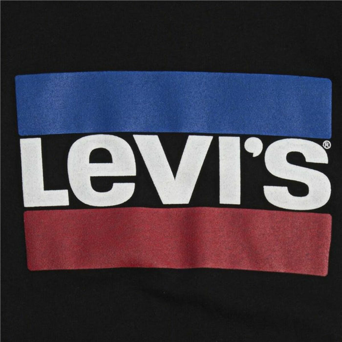 Tricou cu Mânecă Scurtă Bărbați Levi's Logo Jr  Negru