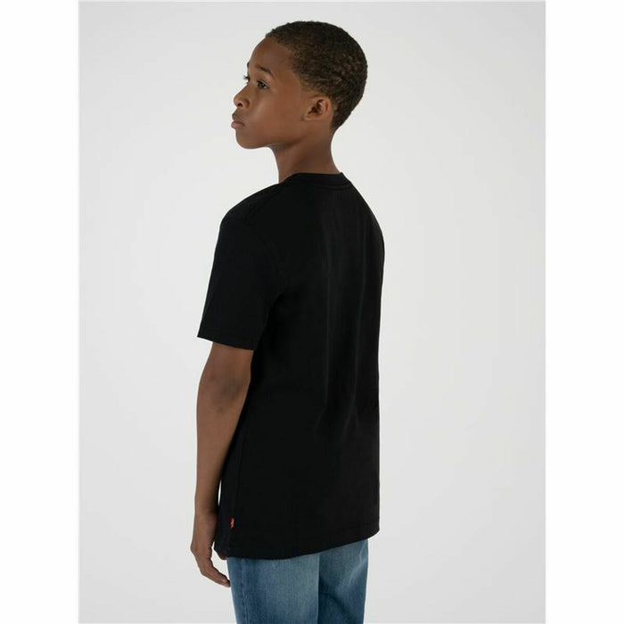 Tricou cu Mânecă Scurtă Bărbați Levi's Logo Jr  Negru