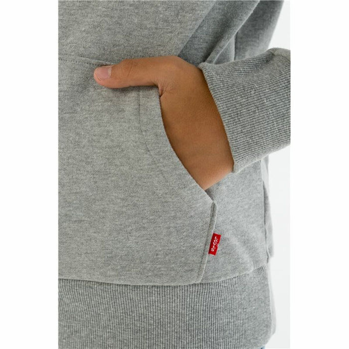 Hanorac fără Glugă Bărbați Levi's Batwing Screenprint Gri
