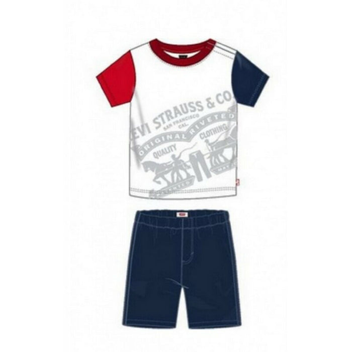 Set Sport pentru Bebeluși Levi's Color Block Tee