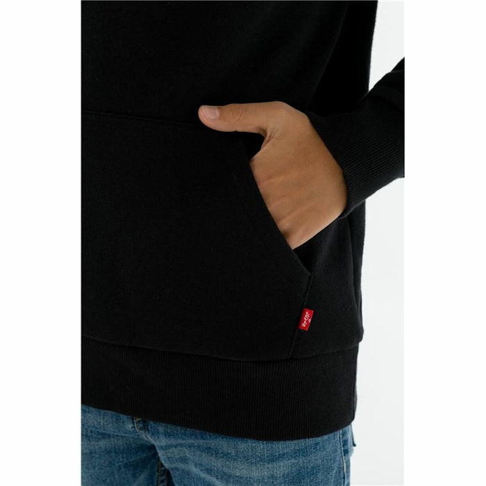 Hanorac cu Glugă Copii S KNIT TOP Levi's 8E8778-023 Negru