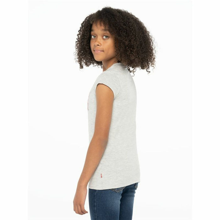Tricou cu Mânecă Scurtă pentru Copii Levi's Batwing Gri deschis