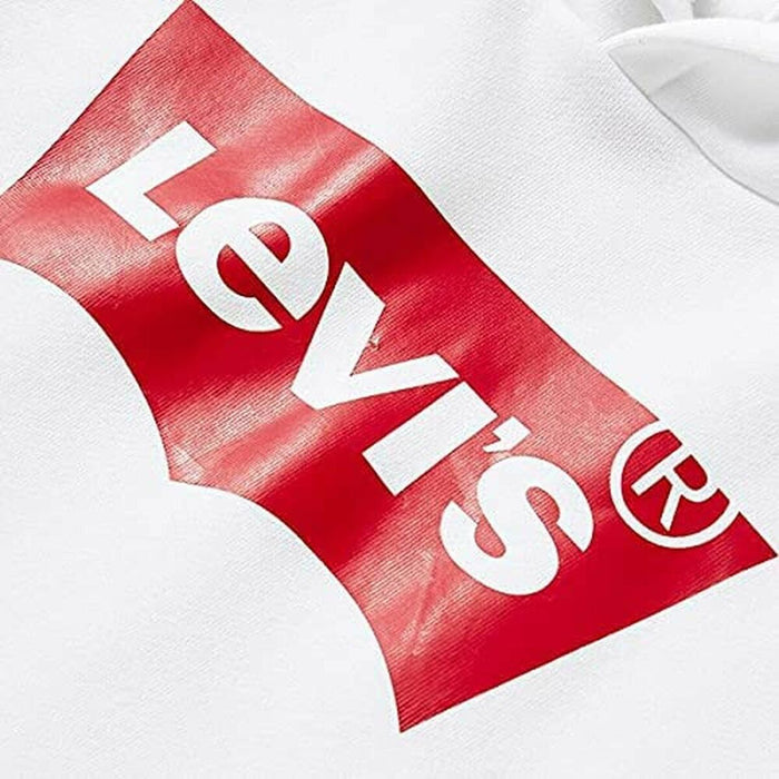 Hanorac cu Glugă Copii S S KNIT TOP Levi's E8778 Alb