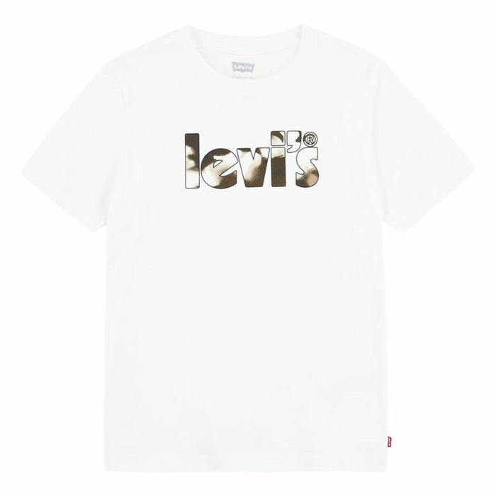 Tricou Levi's Camo Poster Logo Bright Alb