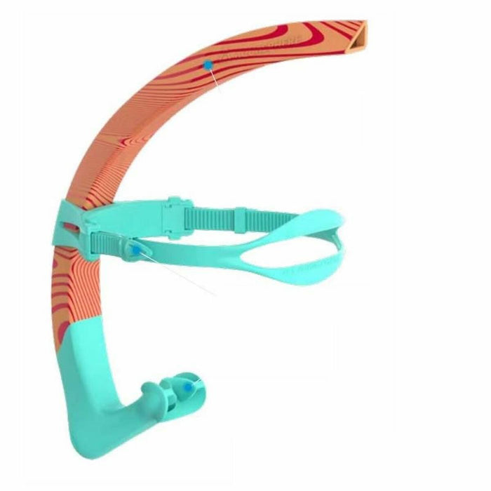 Snorkel (tub pentru respirat sub apă) Aqua Sphere Light Blue