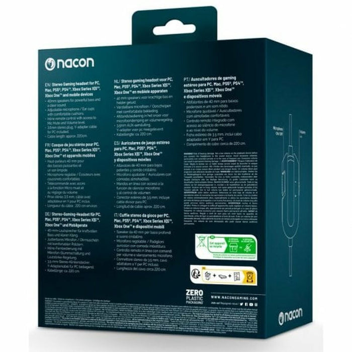Căști Bluetooth Nacon GH-120 Negru